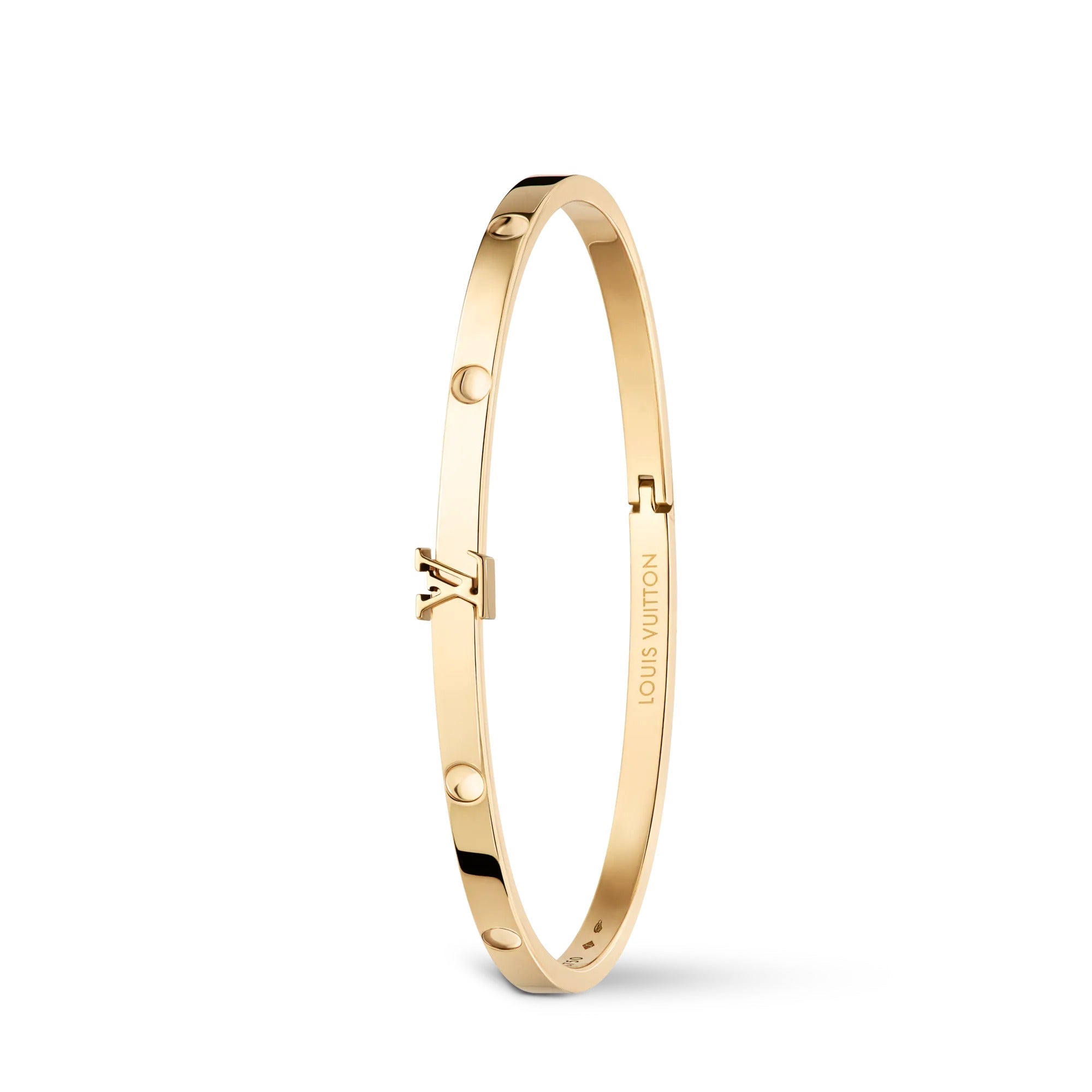 Empreinte Small Bangle, Yellow Gold