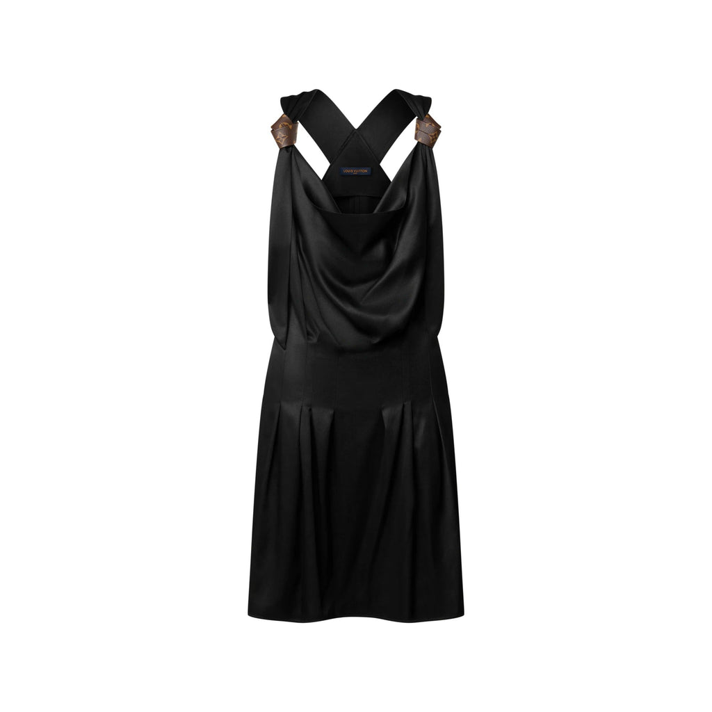 Monogram Knot Pocket Dress