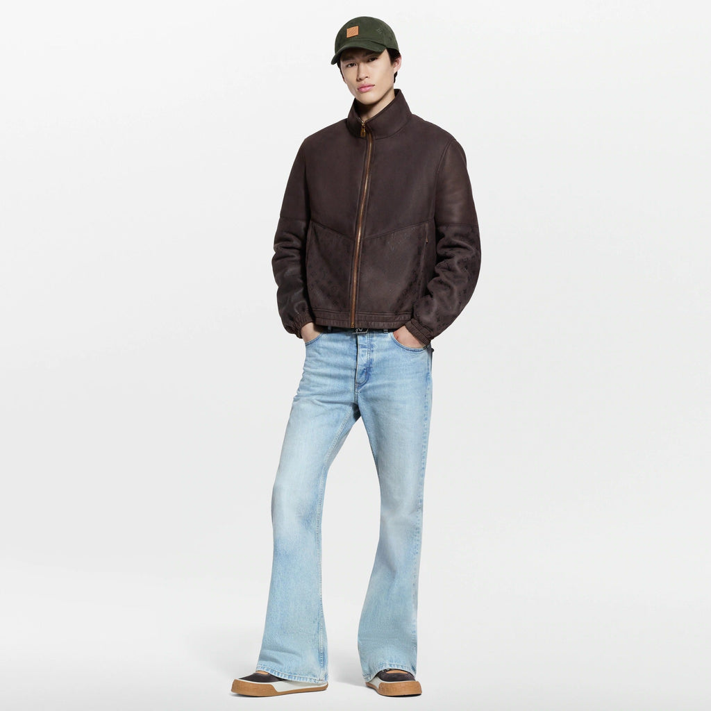 Shearling Track Top