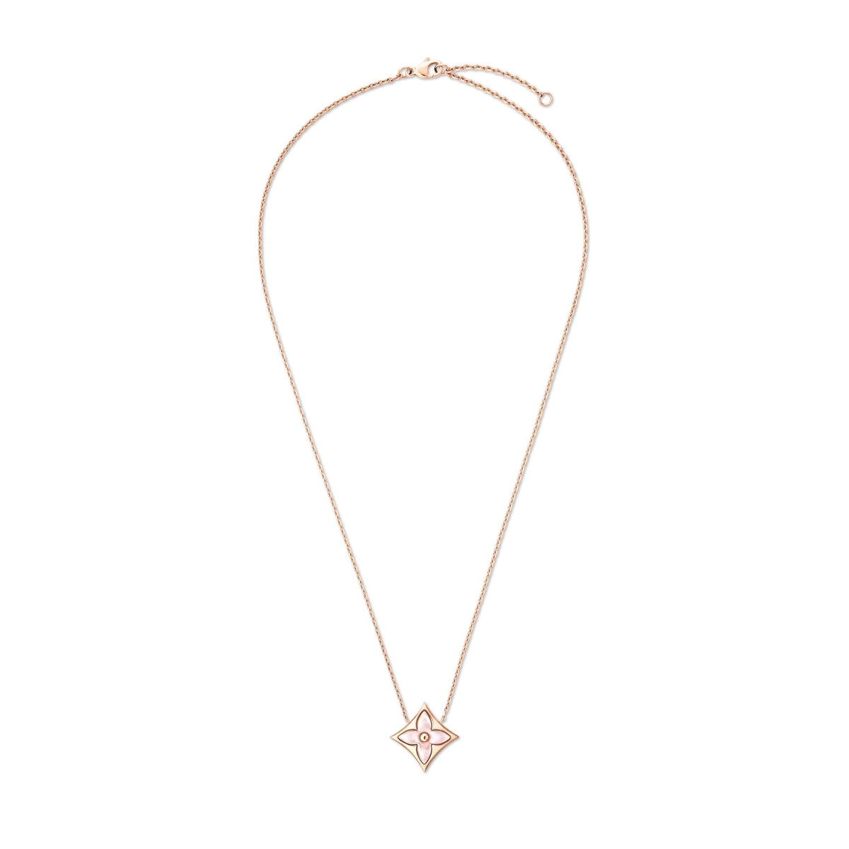 Color Blossom M Star Pendant, Rose Gold and Pink Mother-of-Pearl