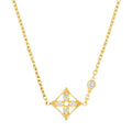 Idylle Blossom Pendant, Yellow Gold And Diamonds