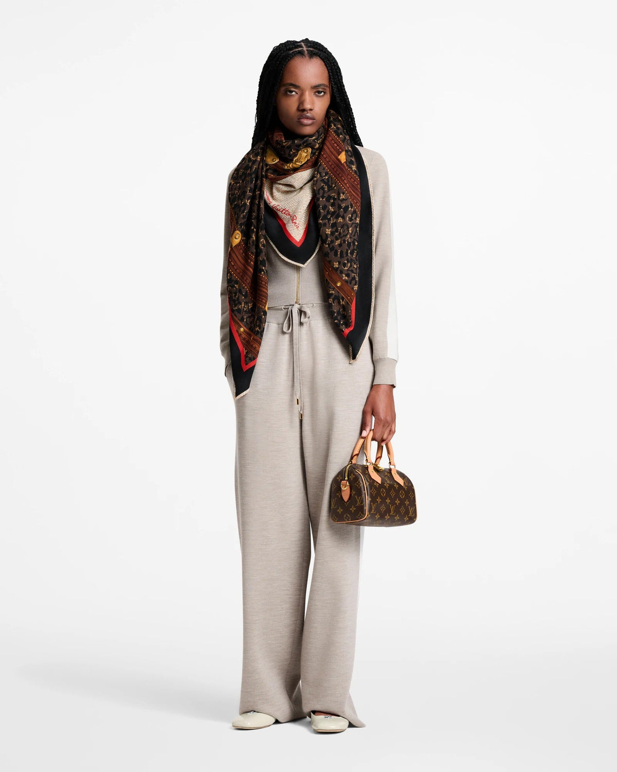 LV Safari Trunk Shawl