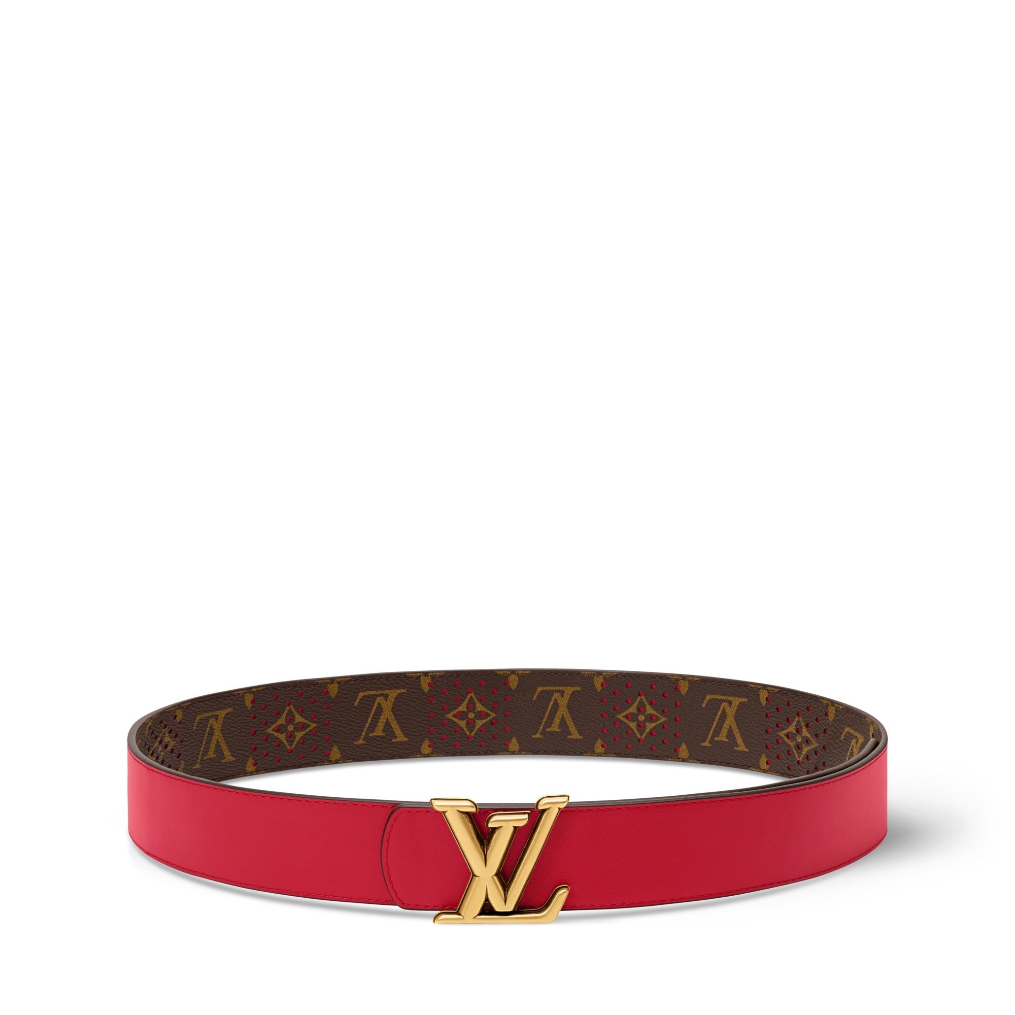 LV Dimension Monogram Grid 40mm Reversible Belt