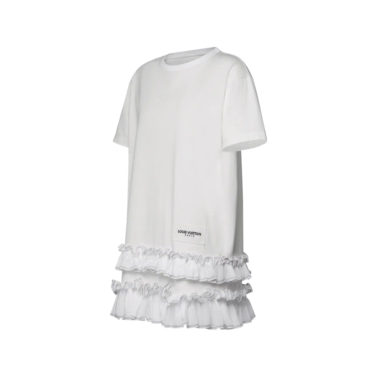 Ruffle Trim T-Shirt Dress