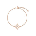 Color Blossom BB Star Bracelet, Pink Gold, White Mother-of-Pearl and Diamond