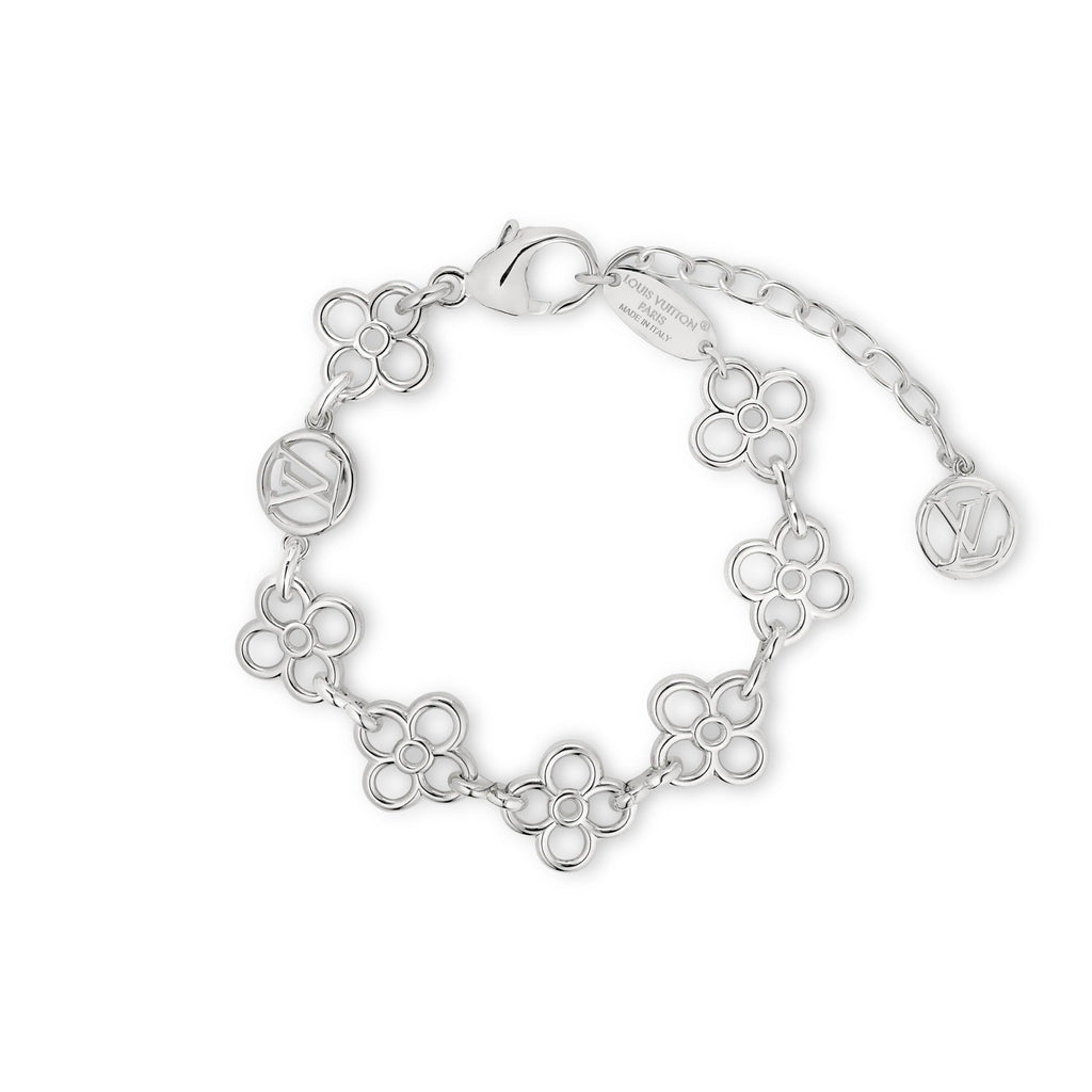LV Charms Silver Bracelet