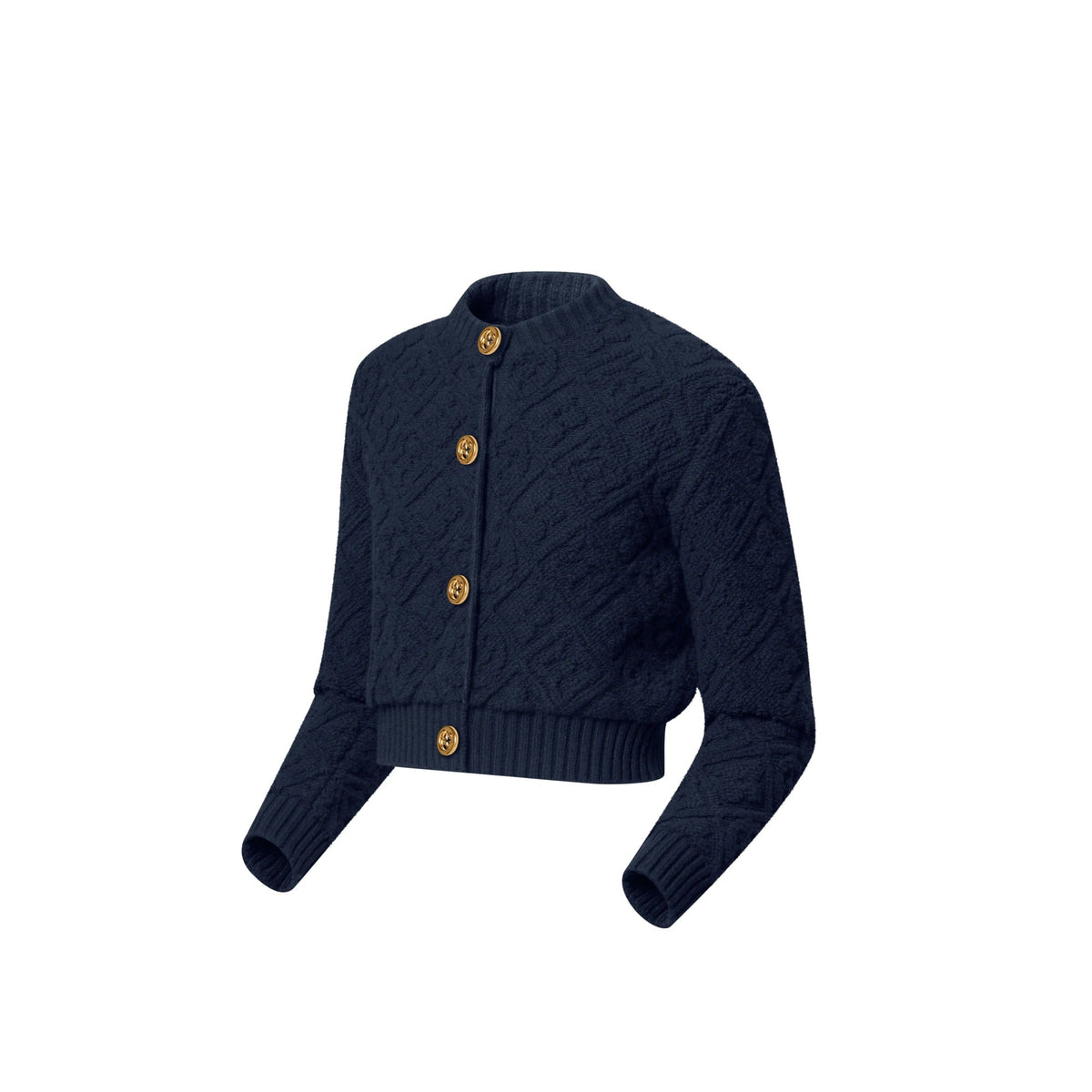 Monogram Toweling Cardigan