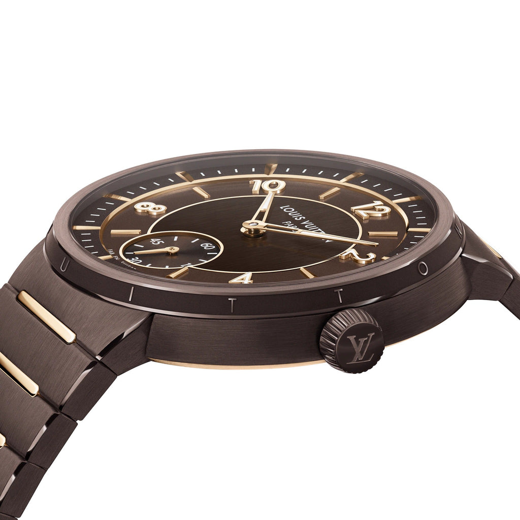 Tambour, Automatic, 40mm, Ceramic and Rose Gold