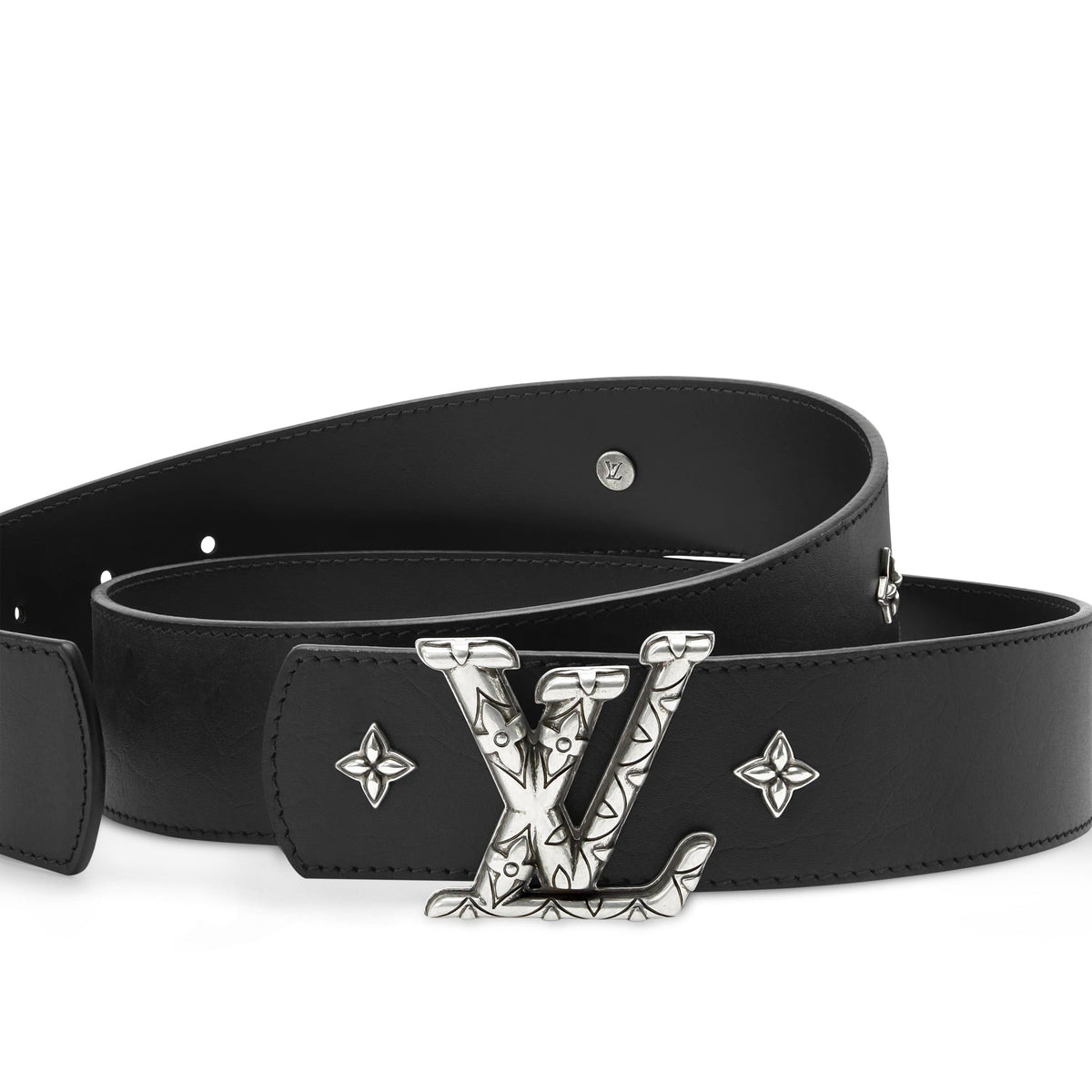 LV Dimension Drift Flower Studs 40mm Reversible Belt