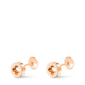 Empreinte Ear Studs, Pink Gold