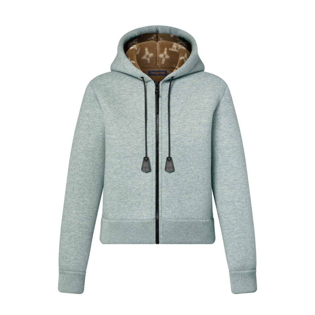 Fleece-Lined Zip-Up Hoodie