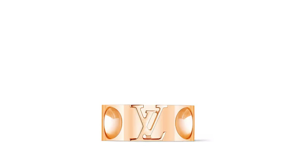 Empreinte Large Ring, Pink Gold