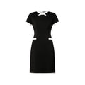 Graphic Trim Technical Jersey Dress