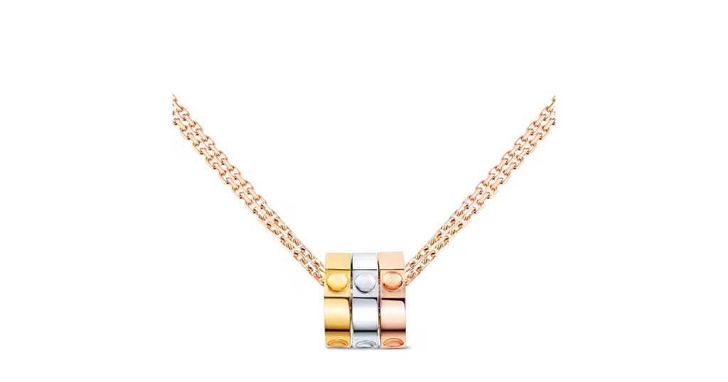 Empreinte Pendant, 3 Golds