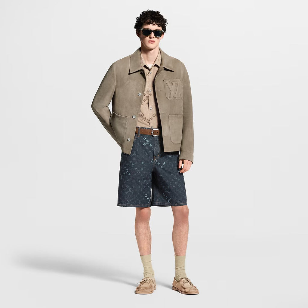 Light Suede Workwear Jacket