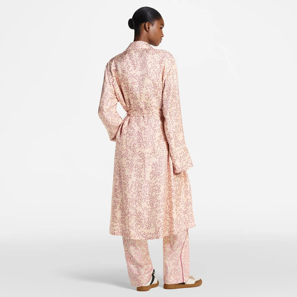 Cat-and-Mouse Print Robe