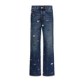 LV x The Darjeeling Limited Embroidered Denim Skate Pants