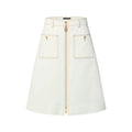 Contrast Stitch Utility Skirt