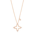 Ombre Blossom Pendant, Pink Gold and Diamonds