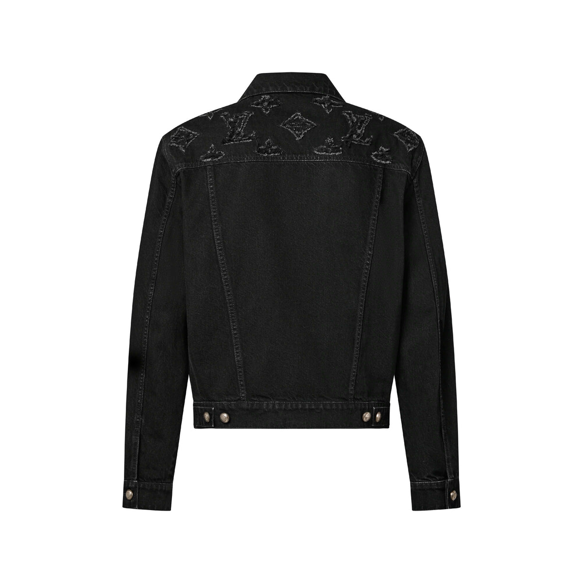 Monogram Destroy Denim Trucker Jacket