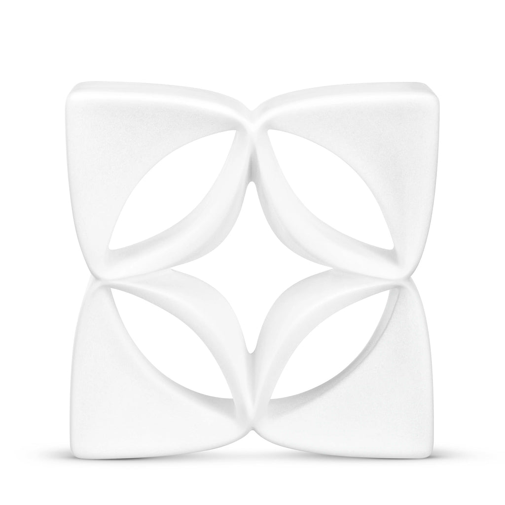 Monogram Flower Bookend