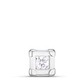 Les Gastons Vuitton Trunk Ear Stud, White Gold and Diamond - Per Unit