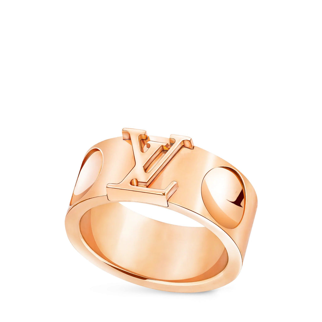 Empreinte Large Ring, Pink Gold