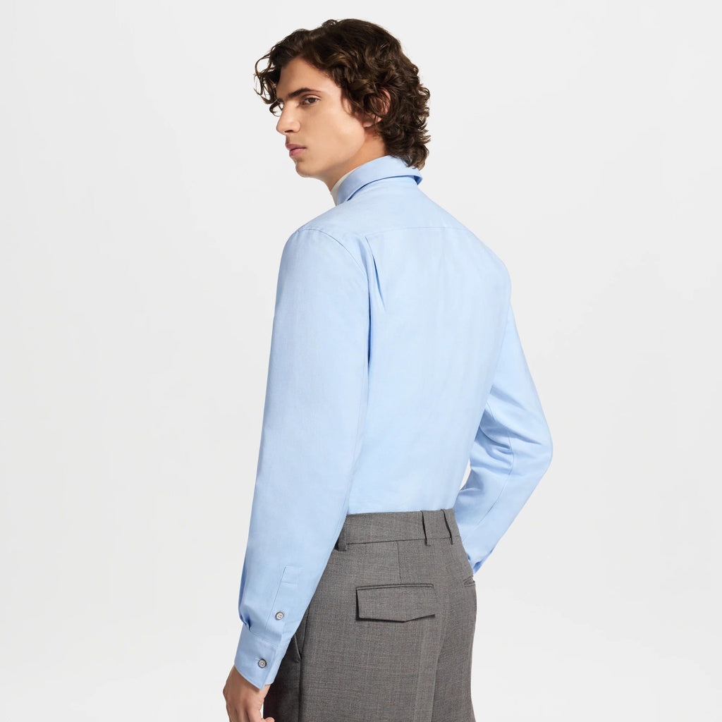 Long-Sleeved Oxford Shirt