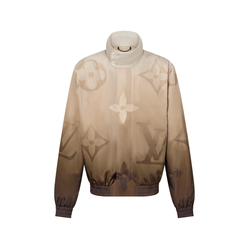 Monogram Printed Light Nylon Windbreaker