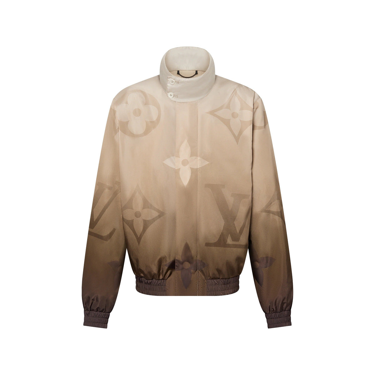 Monogram Printed Light Nylon Windbreaker
