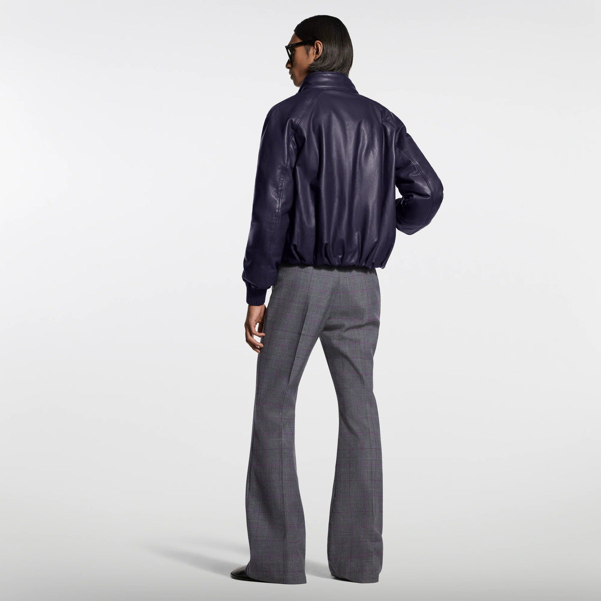 Padded Leather Blouson