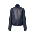 Leather Mix Track Top