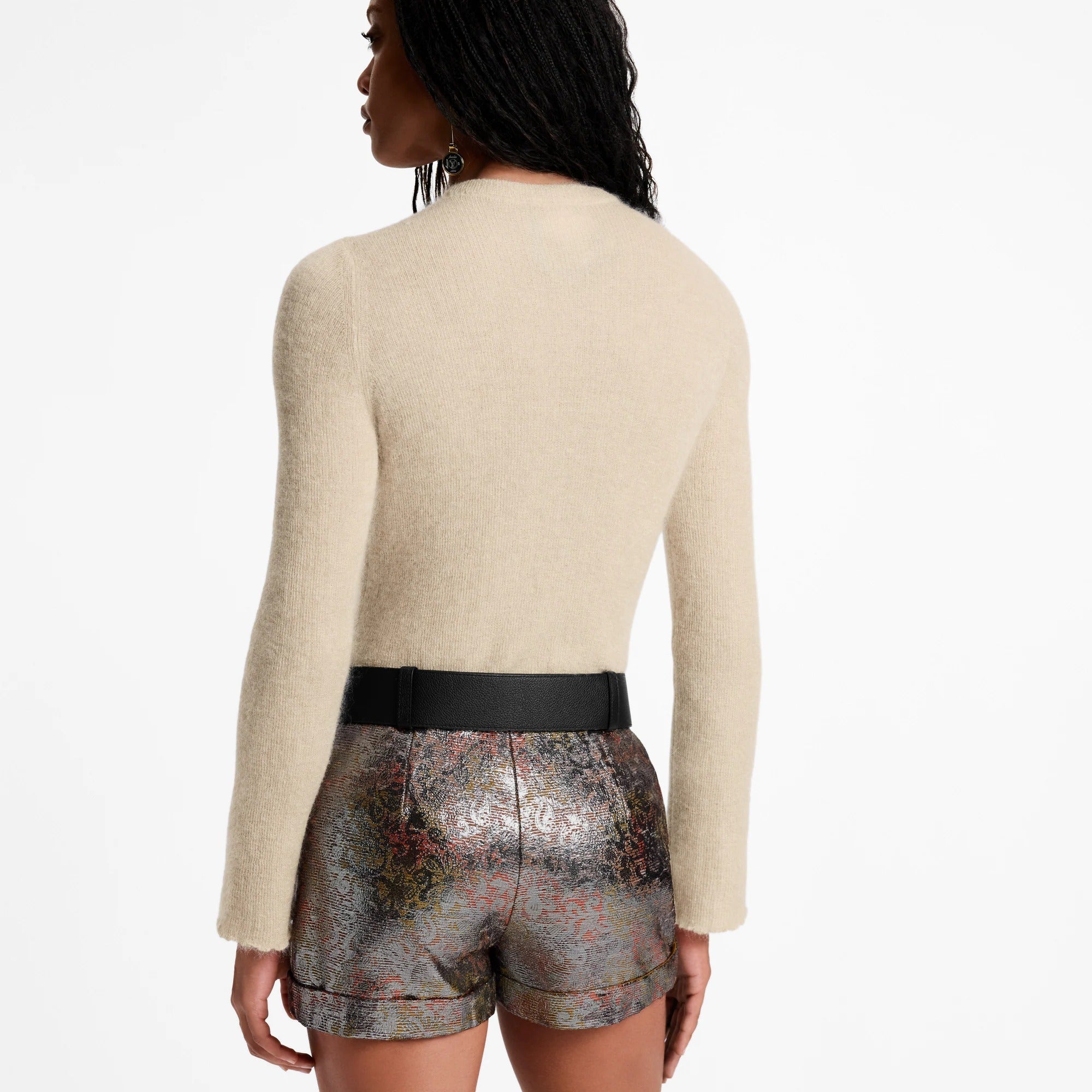 Glitter Ribbon Pullover