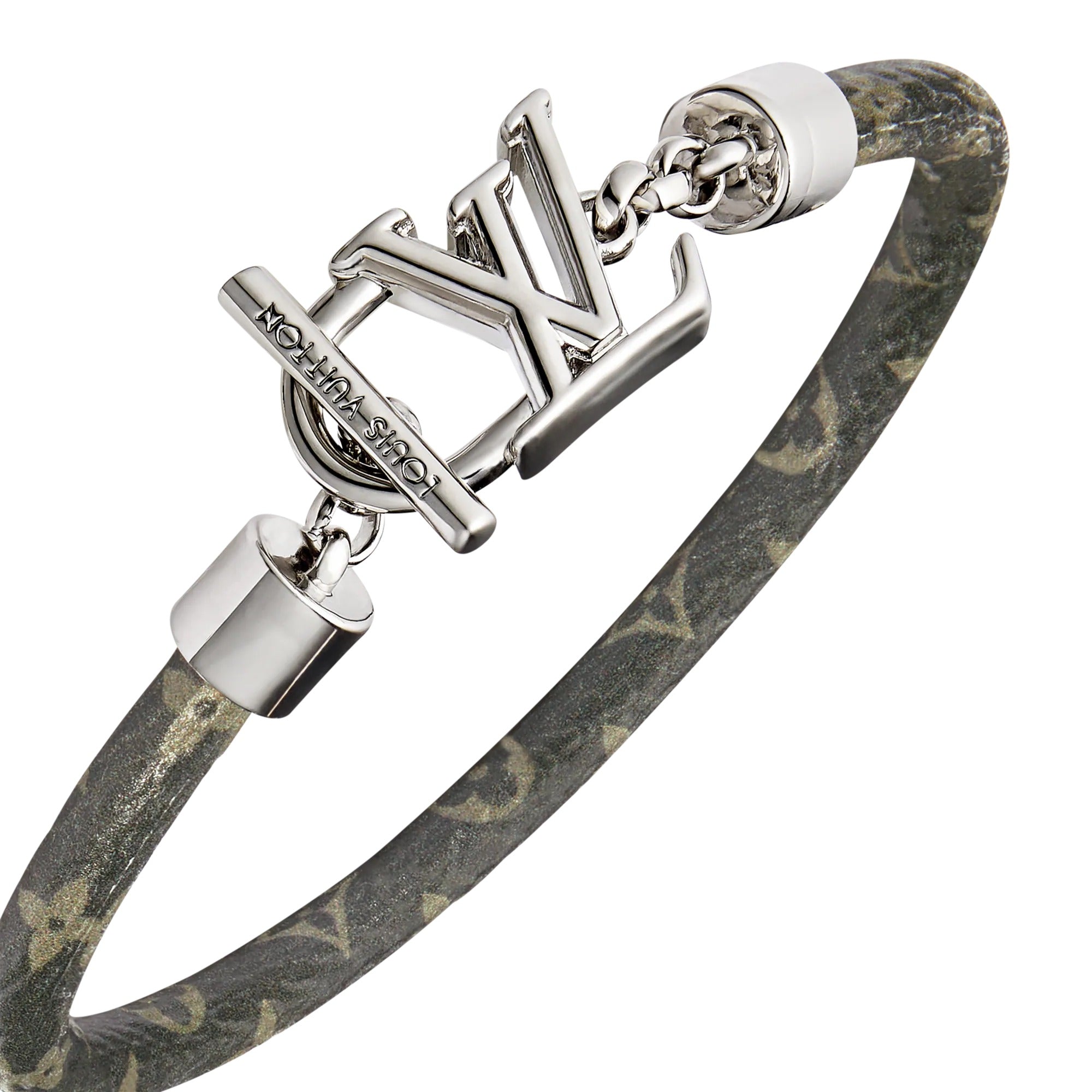 LV Dimension Monogram Leather Bracelet