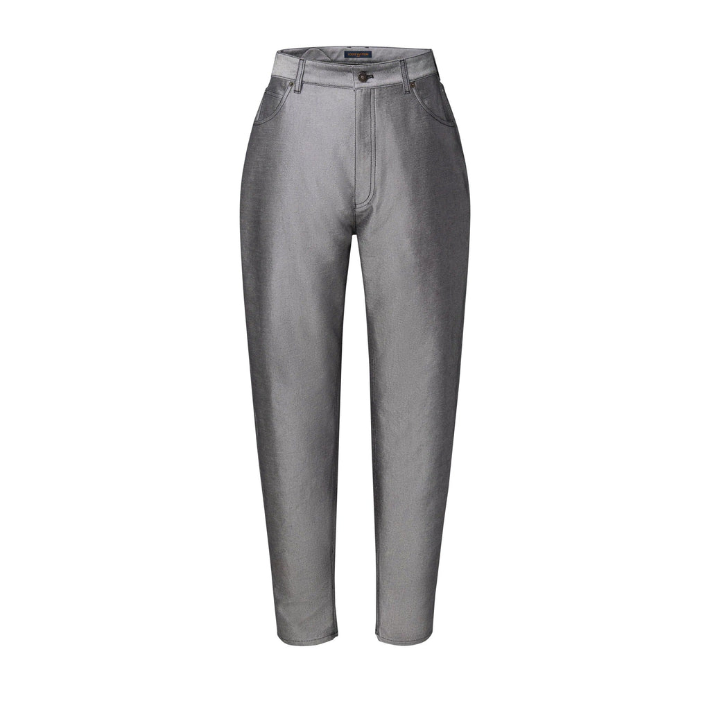 Silver Denim Balloon Jeans