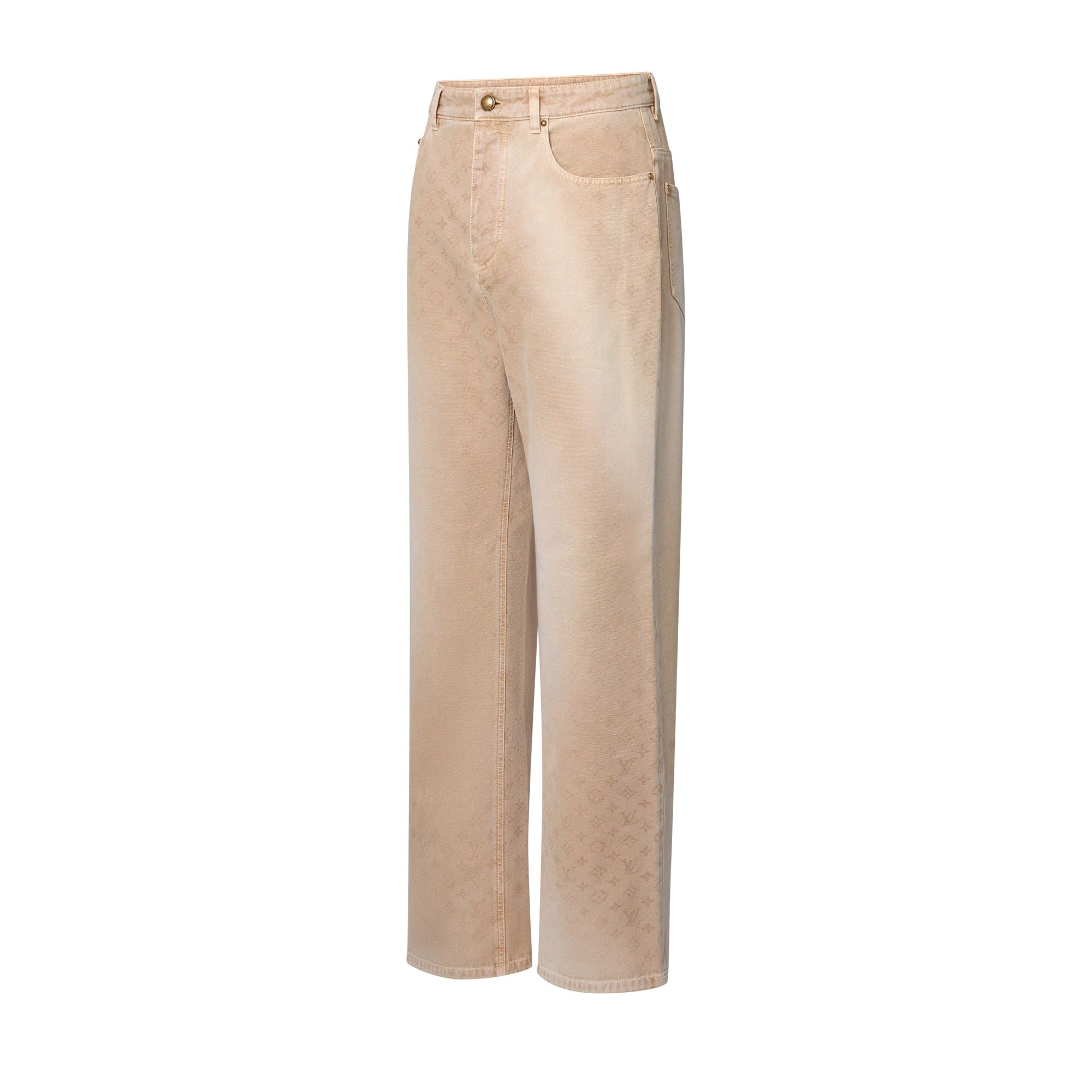 Monogram Denim Skate Pants