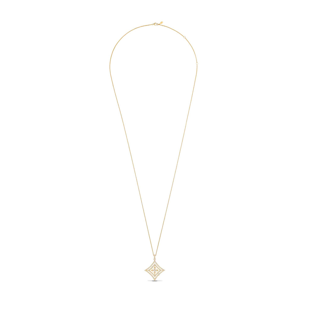 Idylle Blossom Medallion, Yellow Gold And Diamonds