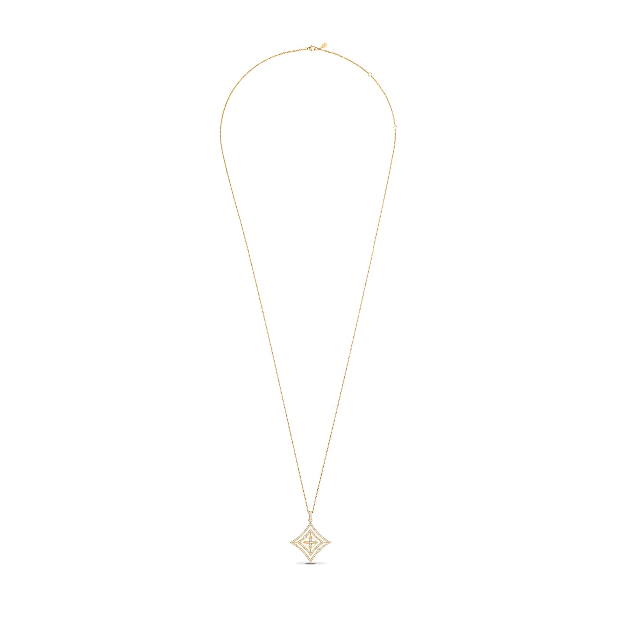 Idylle Blossom Medallion, Yellow Gold And Diamonds