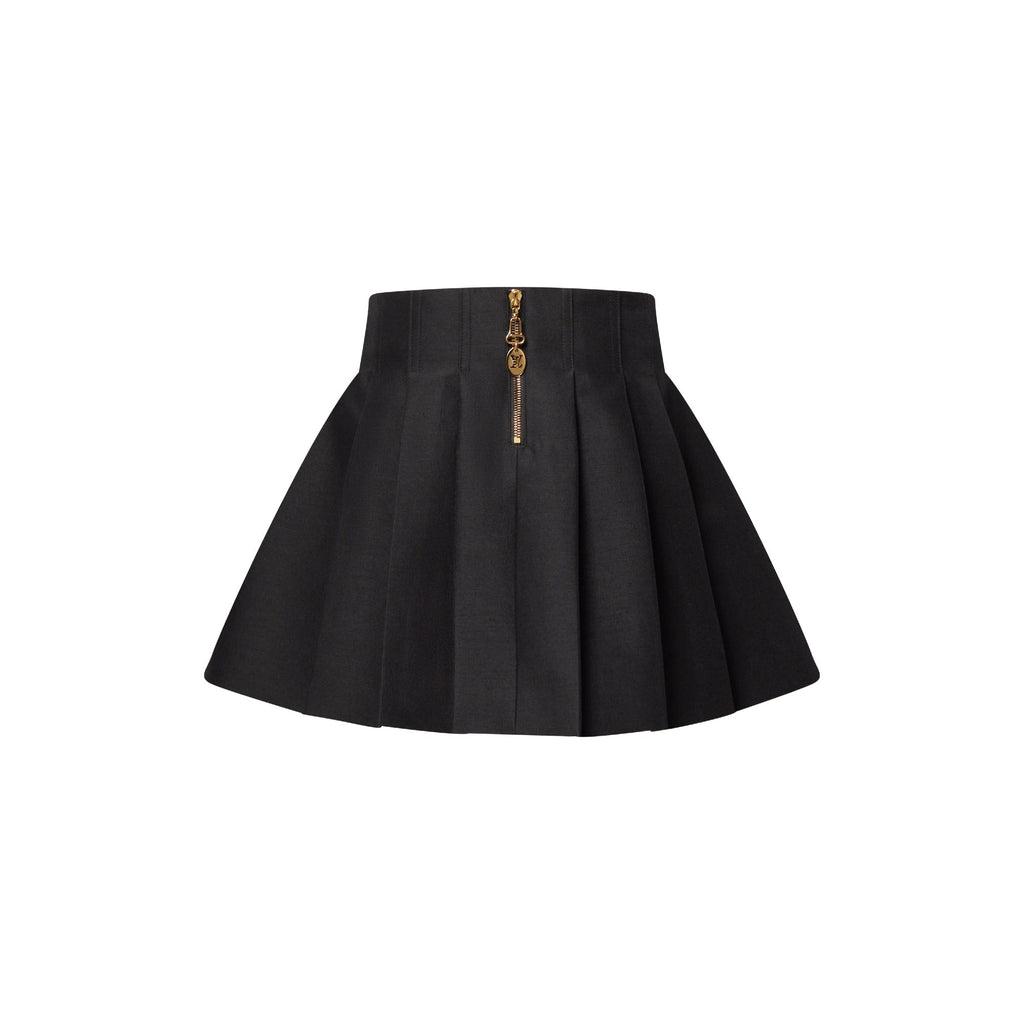 Pleated Mini Skirt