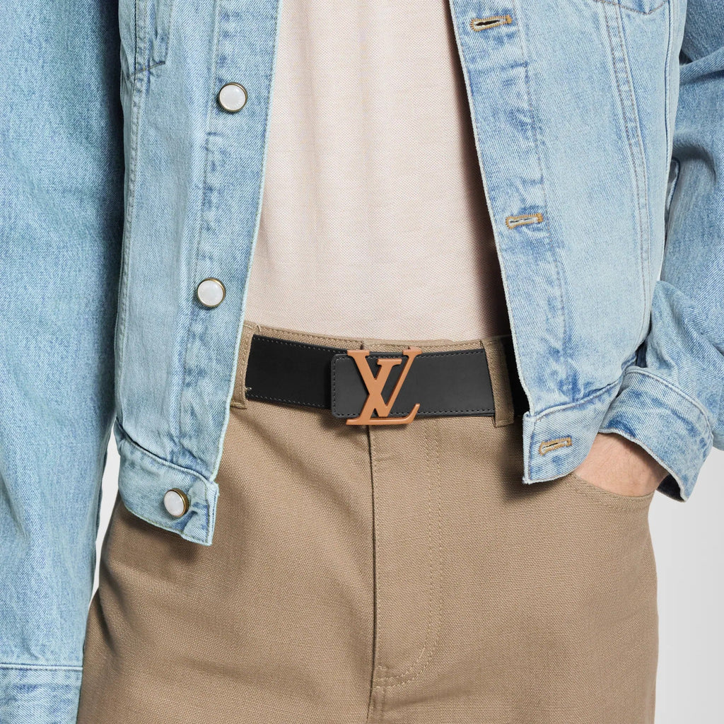 LV Initiales Taurillon Monogram 40mm Reversible Belt