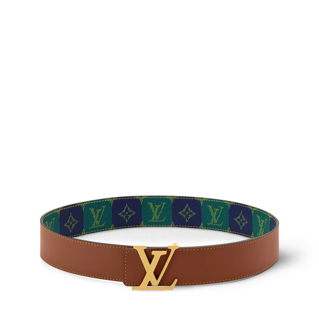 LV Initiales College Monogram Heritage 40mm Reversible Belt