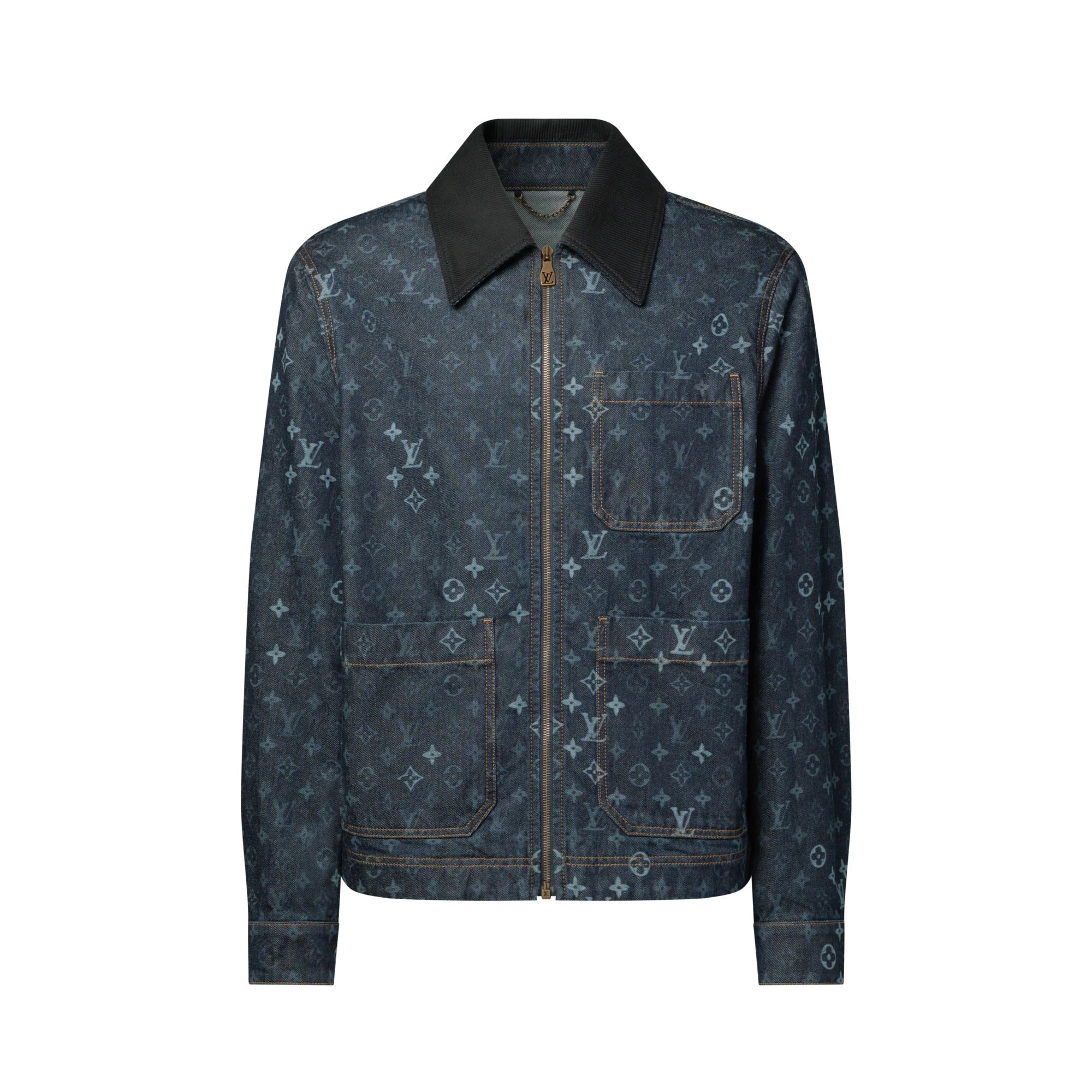 Monogram Denim Workwear Jacket