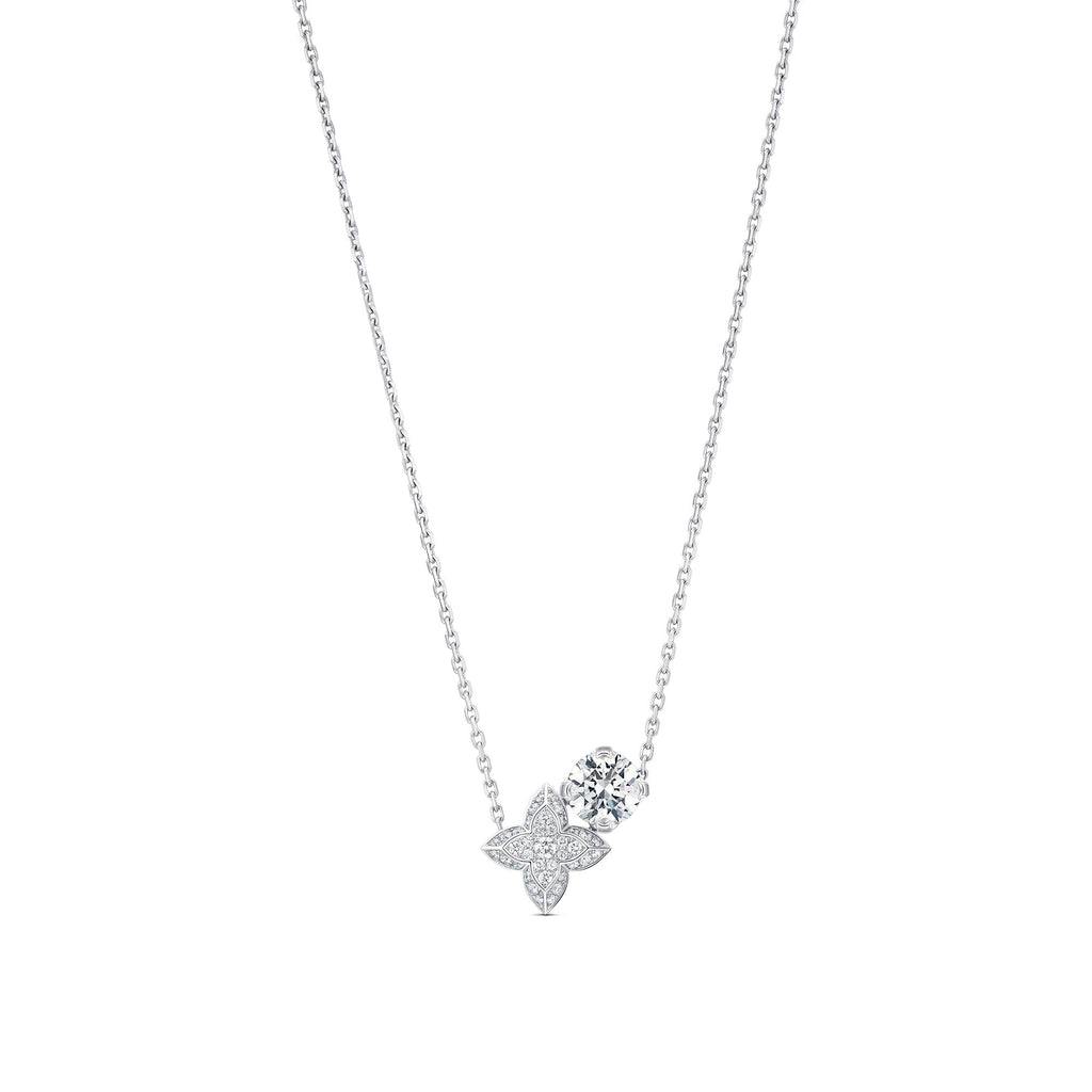 LV Diamonds Double Pendant, Round Brilliant cut