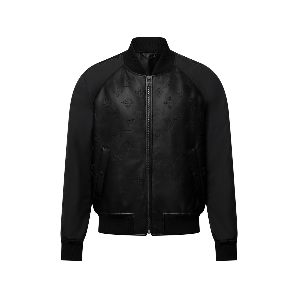 Monogram Leather Mix Tracksuit Blouson