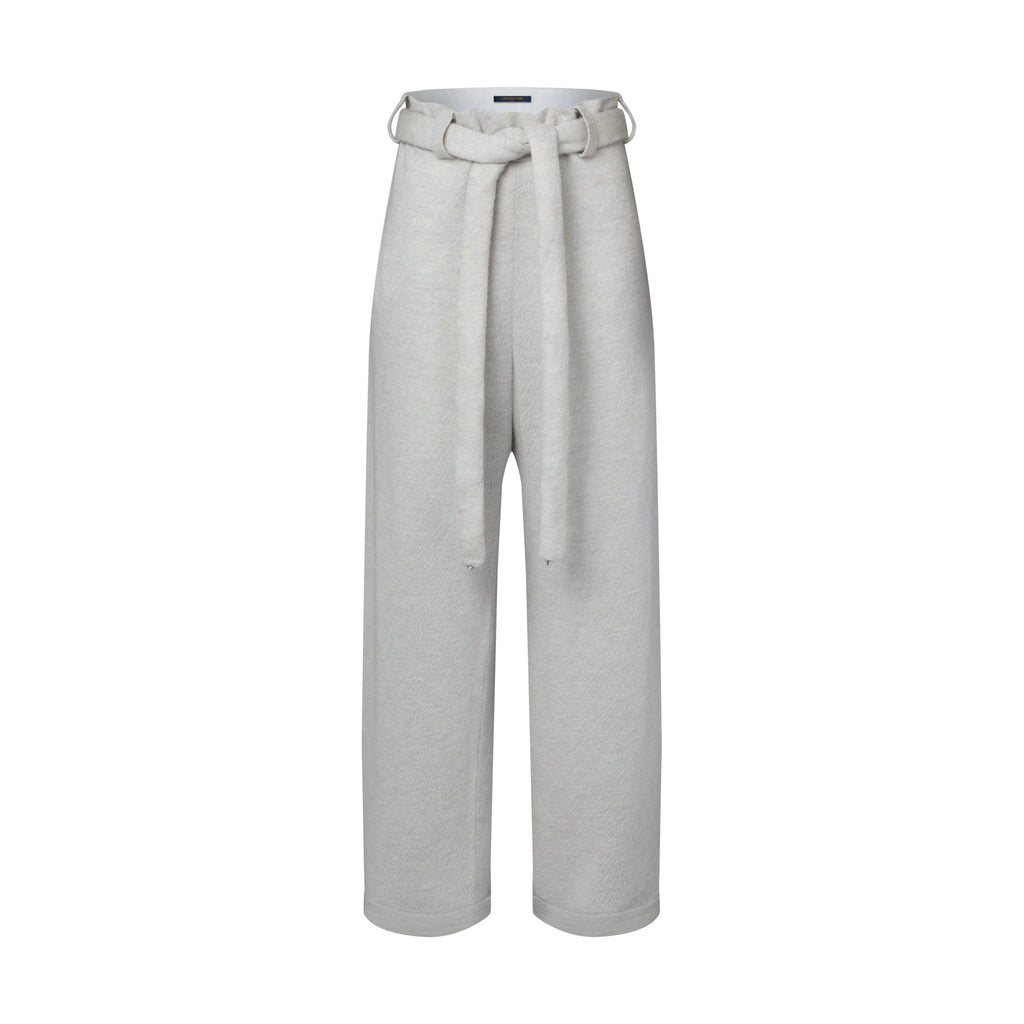 Tube Belt Cropped Pants