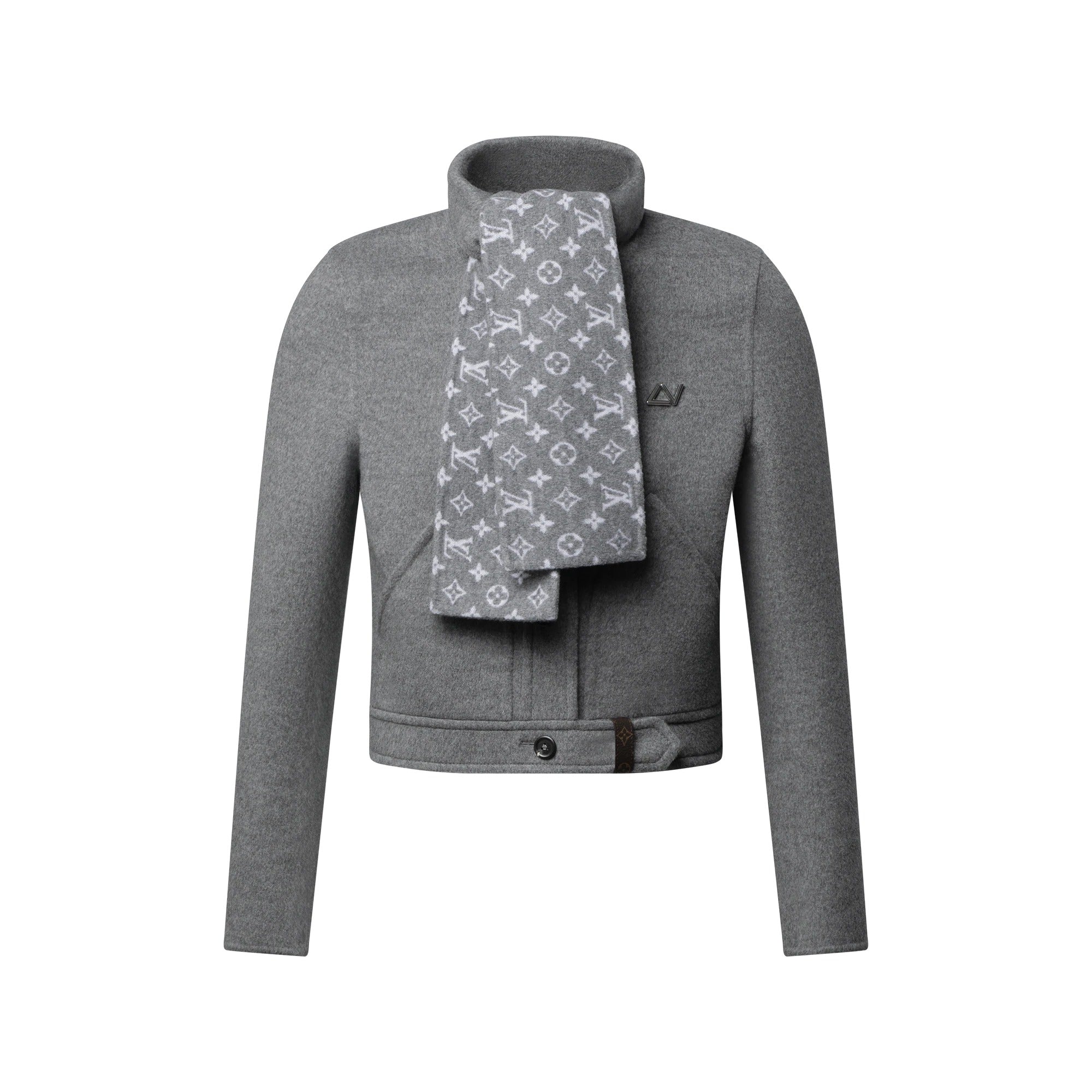 Scarf Collar Jacket