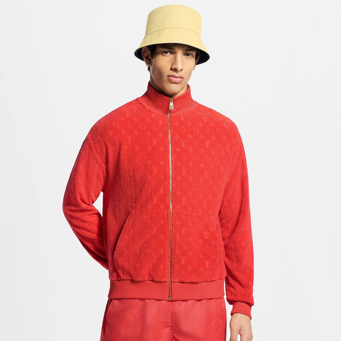 Monogram French Terry Track Top