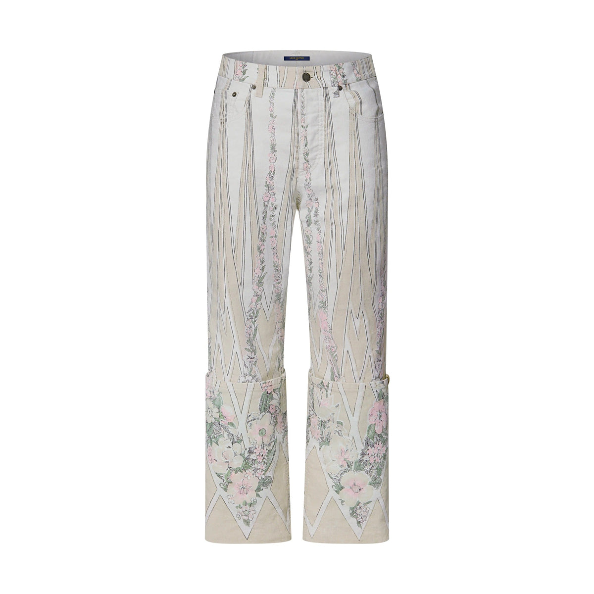 Floral Wallpaper Print Pants