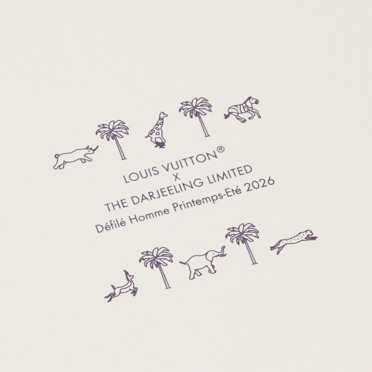 LV x The Darjeeling Limited Correspondence Set