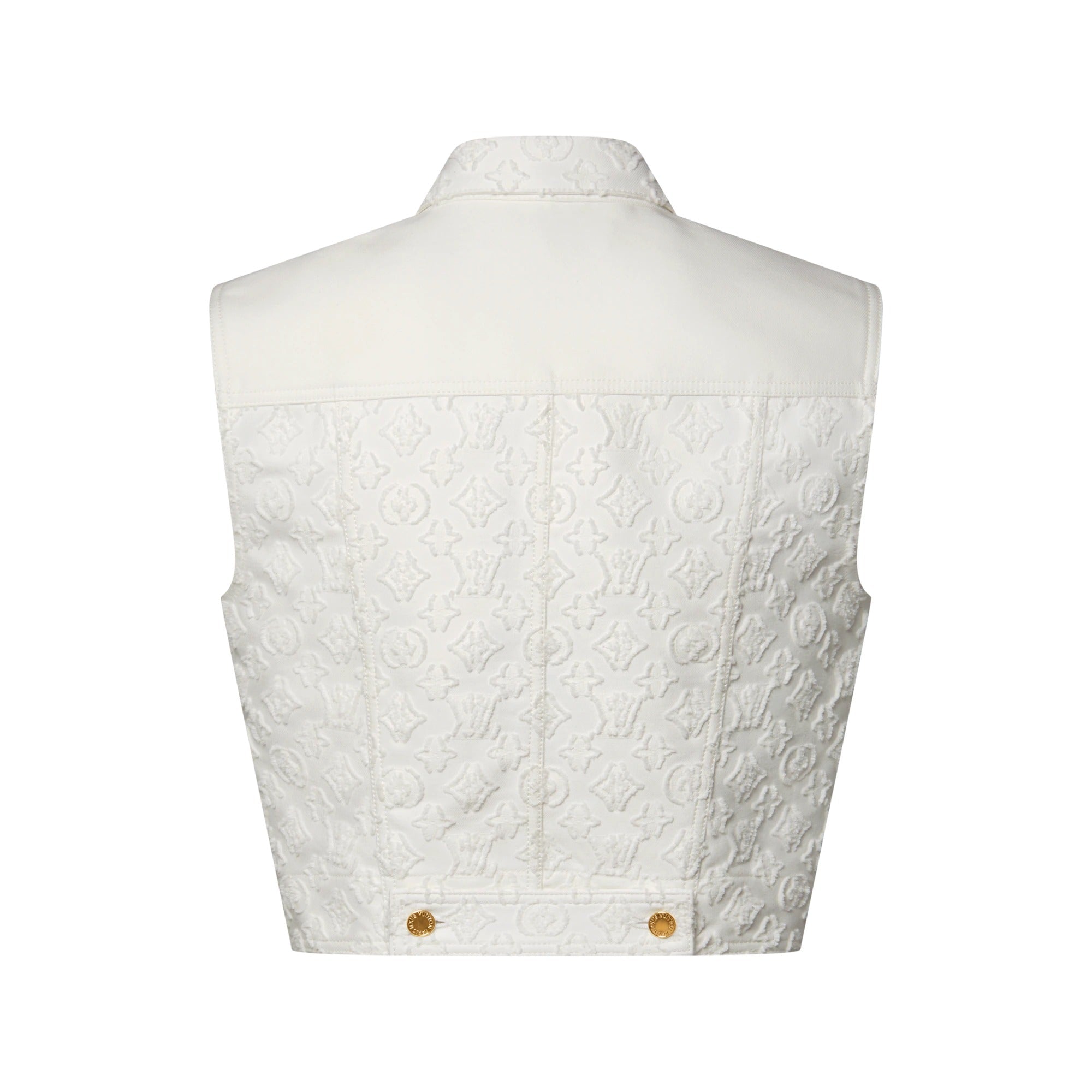 Sleeveless Monogram Fil Coupé Jacket